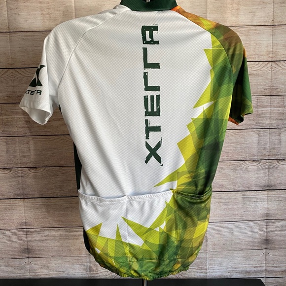 Xterra Short Sleeve Cycling Jersey 3 Back Pockets - Picture 8 of 12